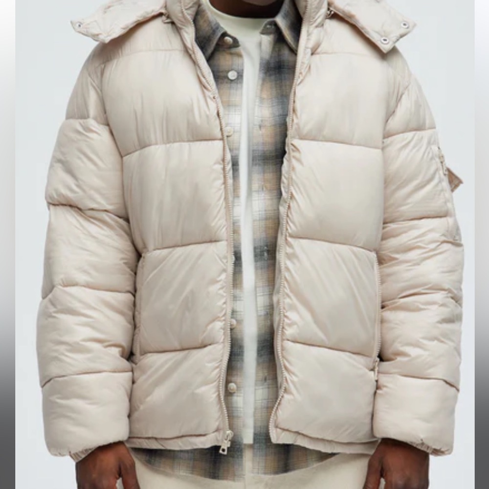 Fashion Nova Men's Nixer Puffer Jacket NWT